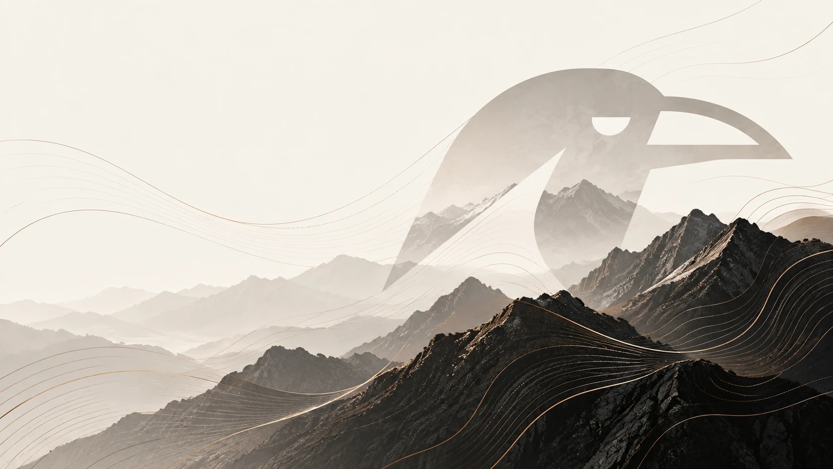 Abstract branded raven artwork illustrating the implementation gap